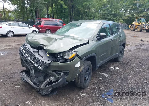 2021 Jeep Compass Sport 4X4 from USA, damaged, VIN 3C4NJDABXMT566010